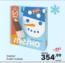 Sladoled Sneško multipak