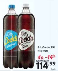 Sok Cockta 1.5 l, više vrsta