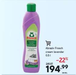Abraziv Frosch cream lavender 0,5 l