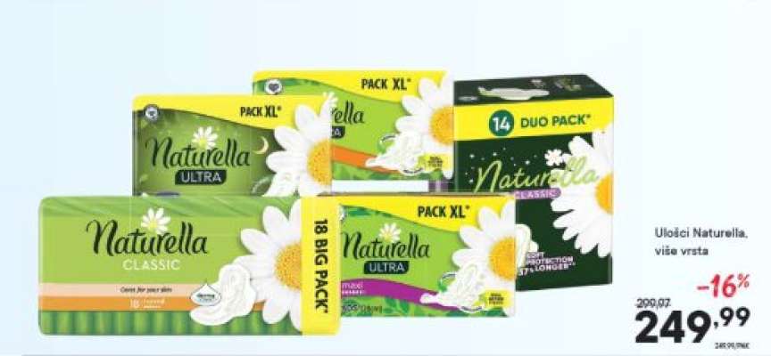 Ulošci Naturella Više Vrsta