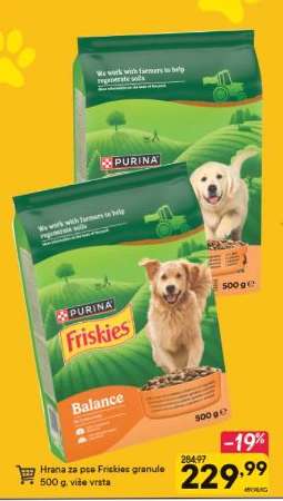 Hrana za pse Friskies granule
