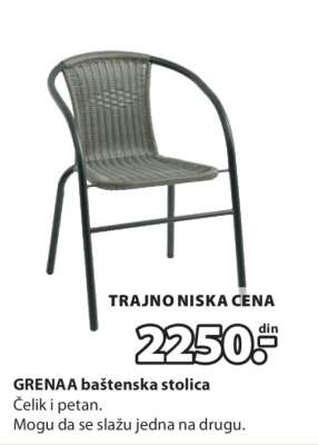 GRENAA baštenska stolica