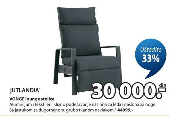 VONGE lounge stolica