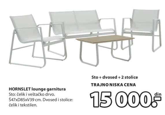 HORNSLET lounge garnitura