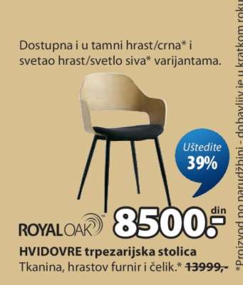 Hvidovre Trpezarijska Stolica