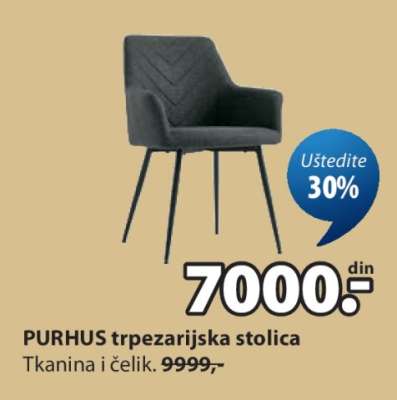 PURHUS TRPEZARIJSKA STOLICA