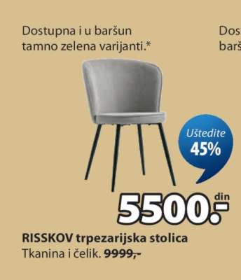 RISSKOV TRPEZARIJSKA STOLICA