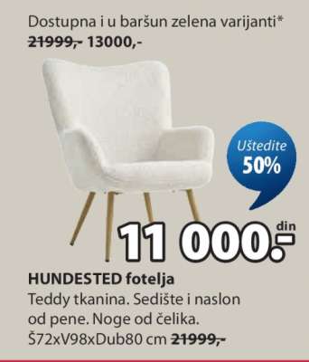 HUNDESTED FOTELJA