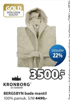 BERGSBYN bade mantil