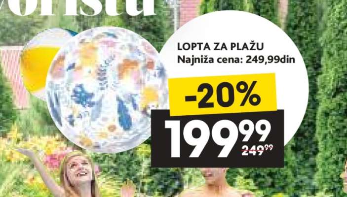 LOPTA ZA PLAŽU