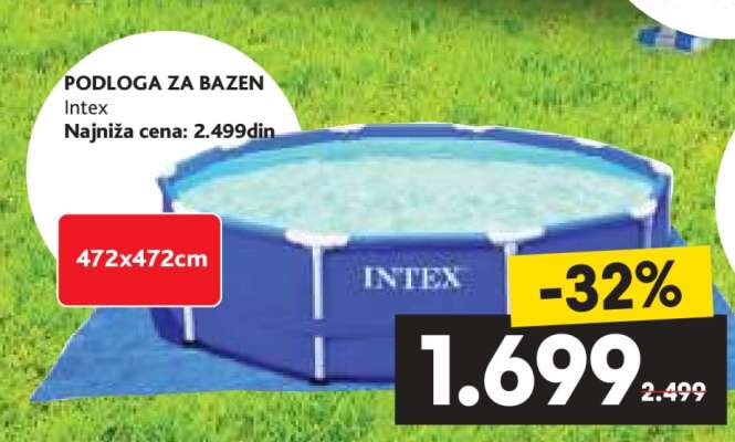 Podloga za bazen