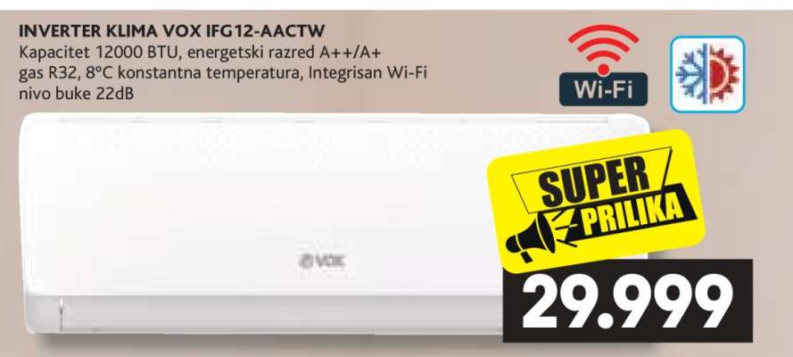 INVERTER KLIMA VOX IFG12-AACTW