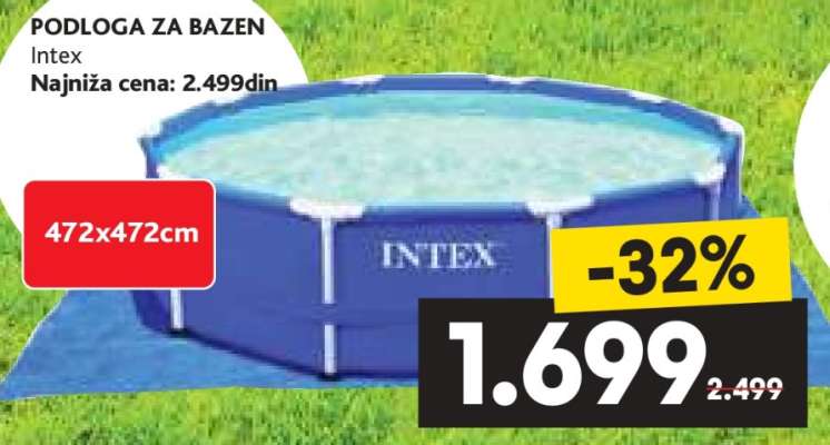 Podloga za bazen