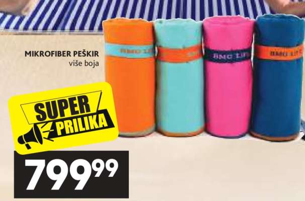 MIKROFIBER PEŠKIR