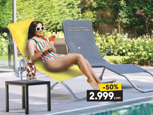 LEŽALJKA ZA PLAŽU