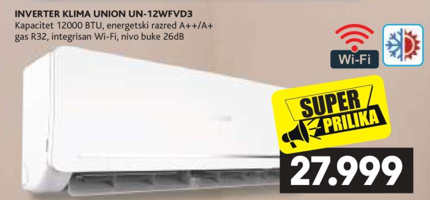 INVERTER KLIMA UNION UN-12WFVD3
