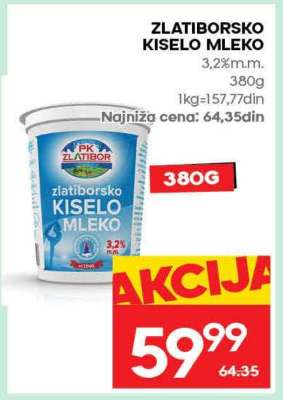 ZLATIBORSKO KISELO MLEKO
