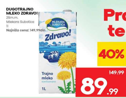 DUGOTRAJNO MLEKO ZDRAVO