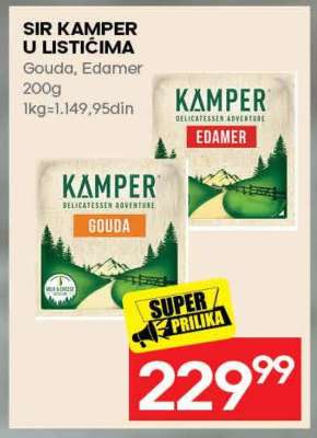 SIR KAMPER U LISTIĆIMA