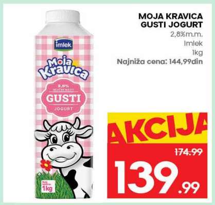 Moja Kravica Gusti jogurt