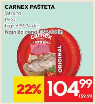 CARNEX PAŠTETA