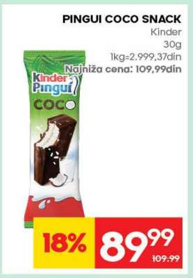 PINGUI COCO SNACK