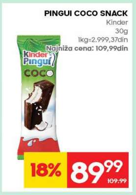 PINGUI COCO SNACK