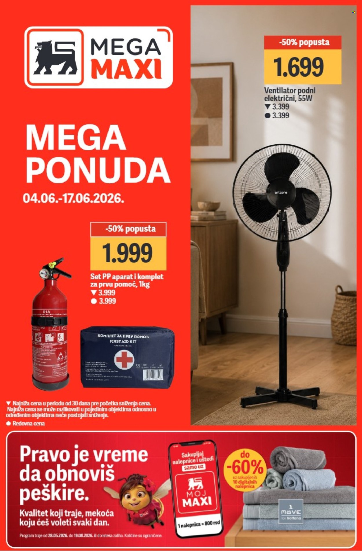 Mega Maxi katalog - 04.06.2026 - 17.06.2026. Stranica 1