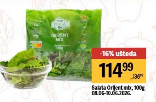 Salata Orijent mix, 100g