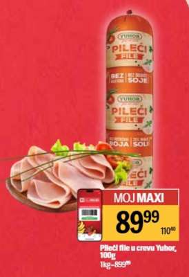 Pileći file u crevu Yuhor, 100g