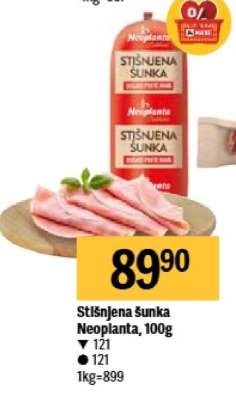 STIŠNJENA ŠUNKA Neoplanta 100g