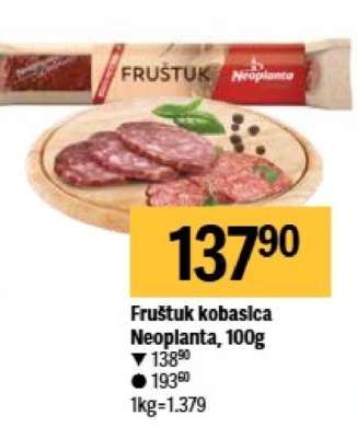 Fruštuk kobasica Neoplanta 100g