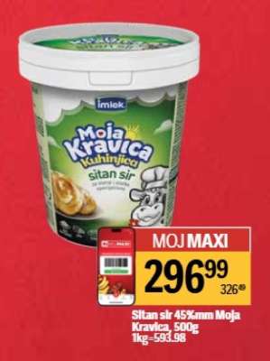 Sitan sir 45 mm Moja kravica 500g