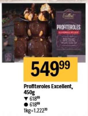 Profiteroles Excellent, 450g