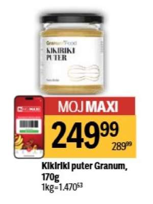 Kikiriki puter Granum 170g
