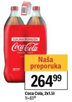 Coca Cola 2x1.5L