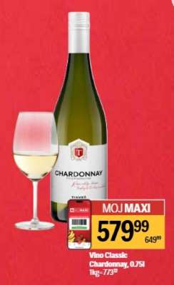 Vino Classic Chardonnay, 0,75l