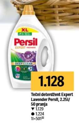Tečni deterdžent Expert Lavender Persil, 2.25l/50 pranja