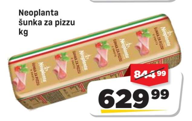Neoplanta šunka za pizzu kg