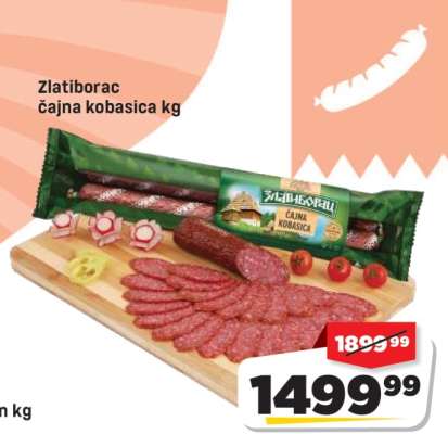 Zlatiborac čajna kobasica kg