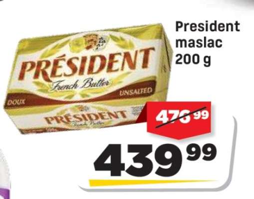 President maslac 200 g