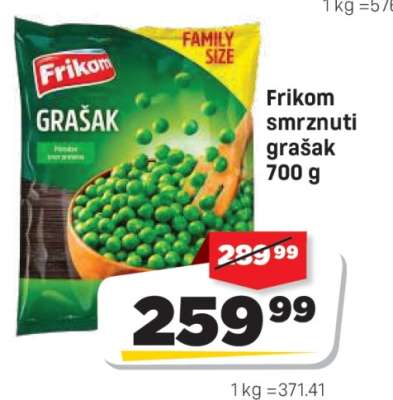 Frikom smrznuti grašak 700 g
