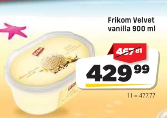 Frikom Velvet vanilla 900 ml
