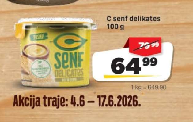 „C” Senf delikates