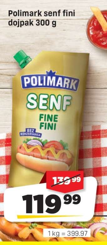 Polimark senf fini doypak 300 g