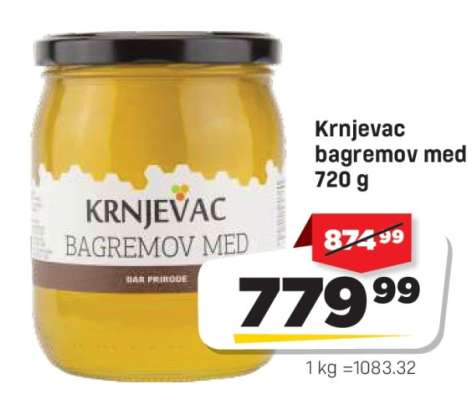 Krnjevac bagremov med 720 g