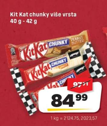 Kit Kat chunky više vrsta