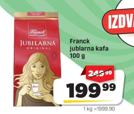 Franck Jubilarna kafa 100 g