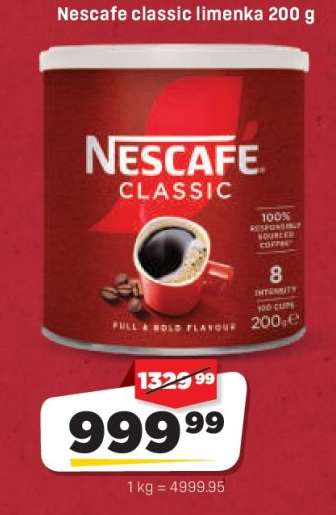 Nescafe classic limenka 200 g