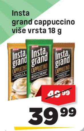 Insta grand cappuccino